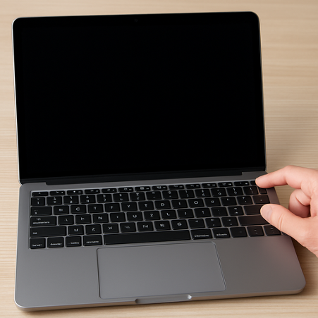 Macbook zwart scherm
